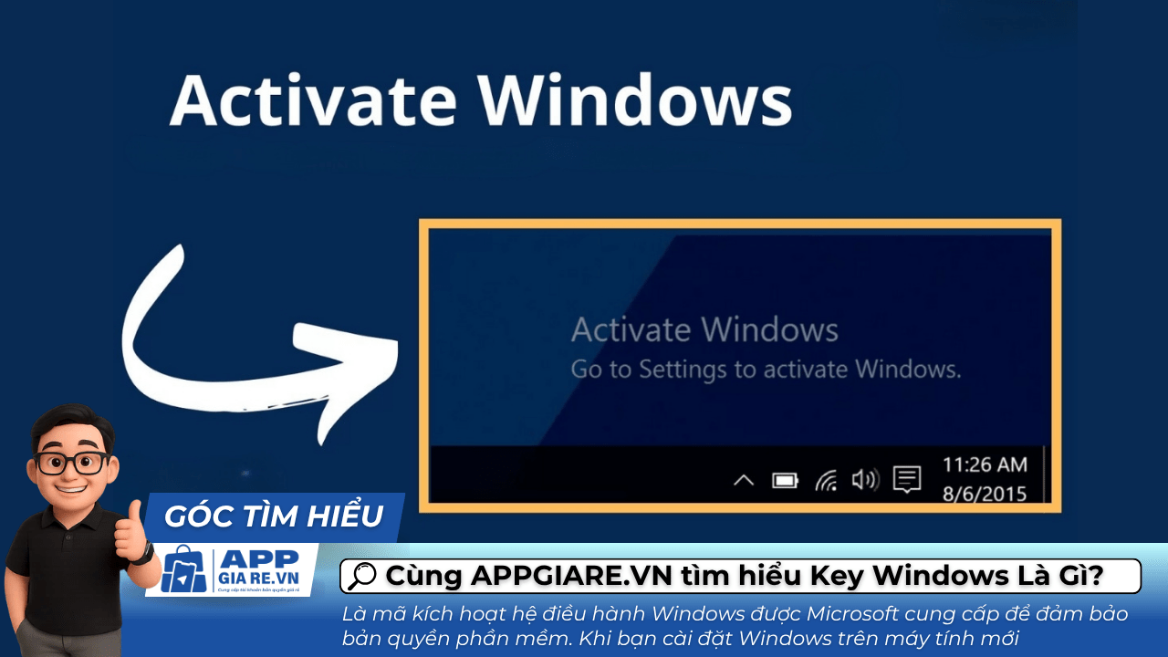 Cung APPGIARE.VN tim hieu Key Windows La Gi