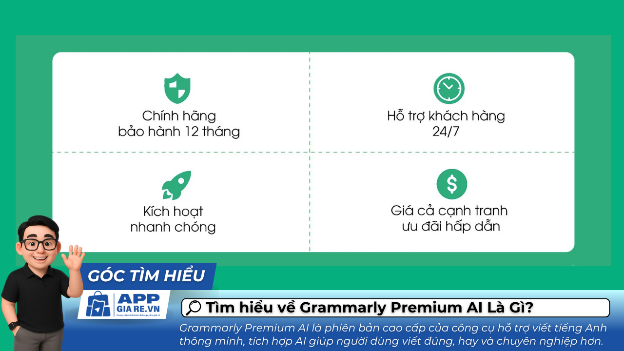 Tài khoản Grammarly Premium AI | Trợ lý viết thông minh 4 Tìm hiểu về Grammarly Premium AI Là Gì?