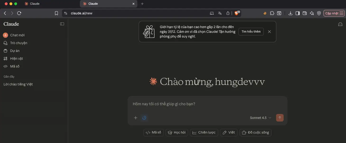 claude x2 dung luong