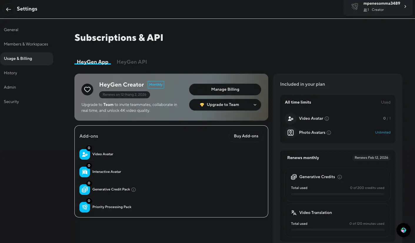 heygen creator goi 1 thang