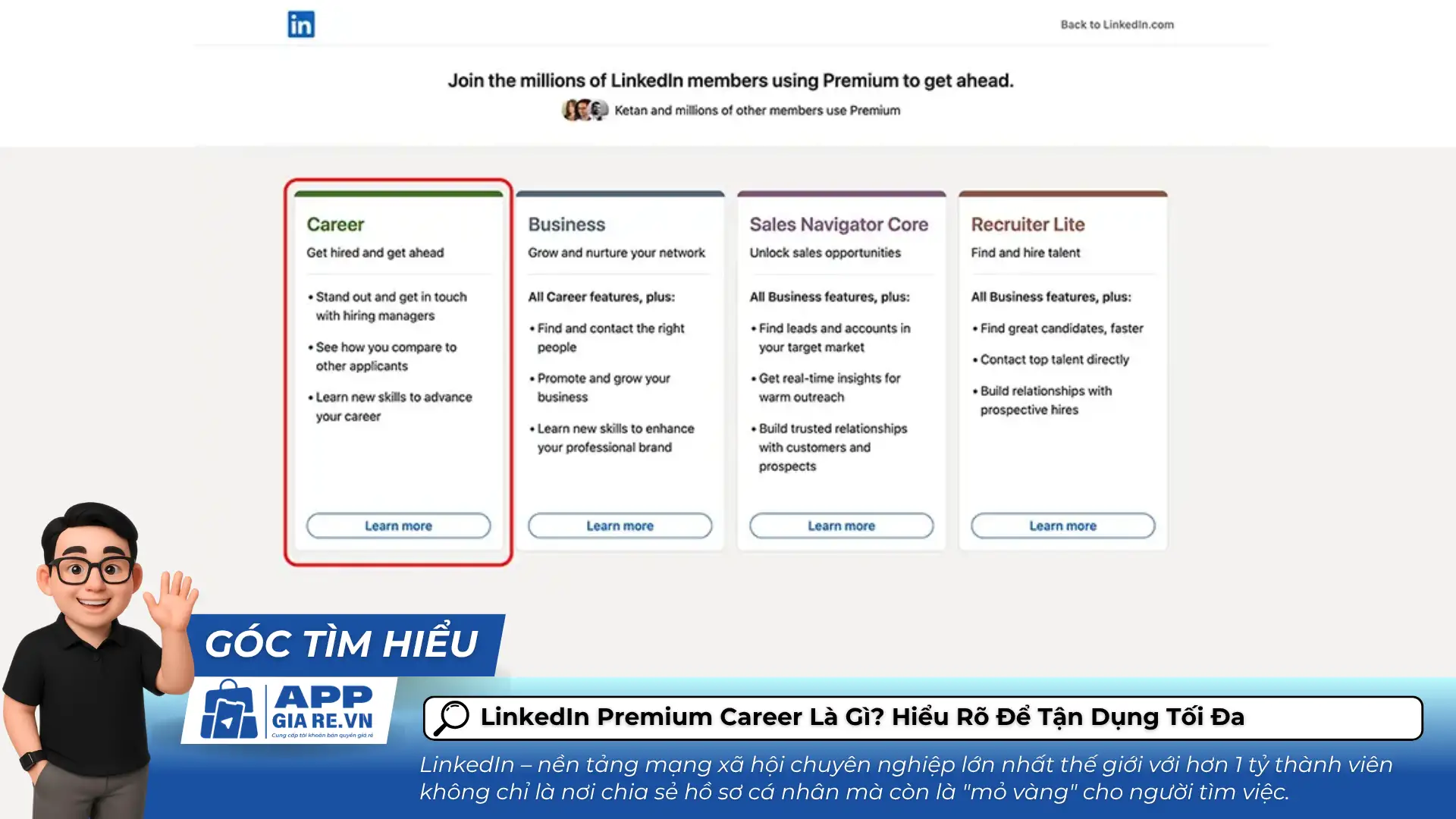 LinkedIn Premium Career Là Gì?
