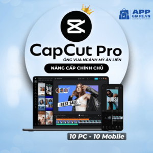 Mua tài khoản CapCut PRO 1 năm - Nâng cấp chính chủ 39K