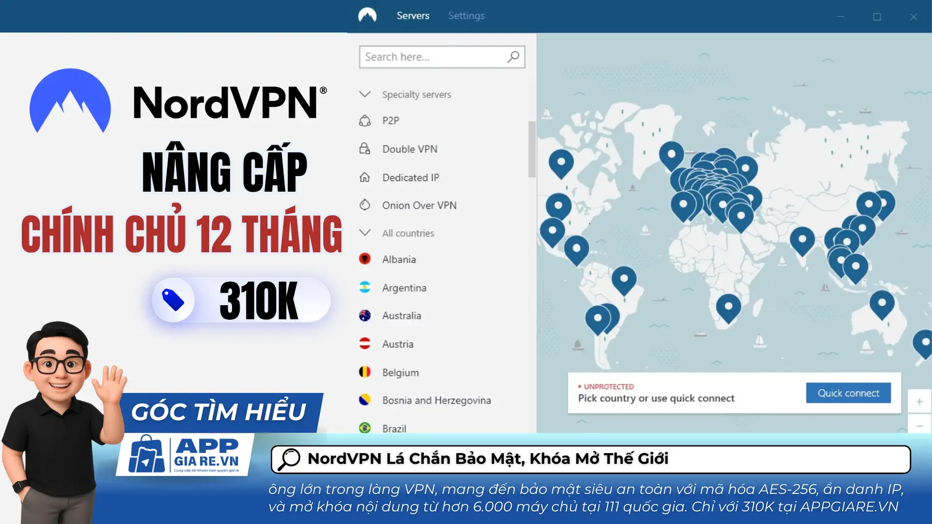 Tài Khoản NordVPN 1 năm