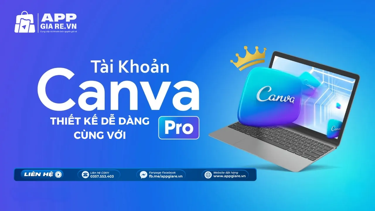 Appgiare.vn cung cấp các dịch vụ về Canva PRO 
