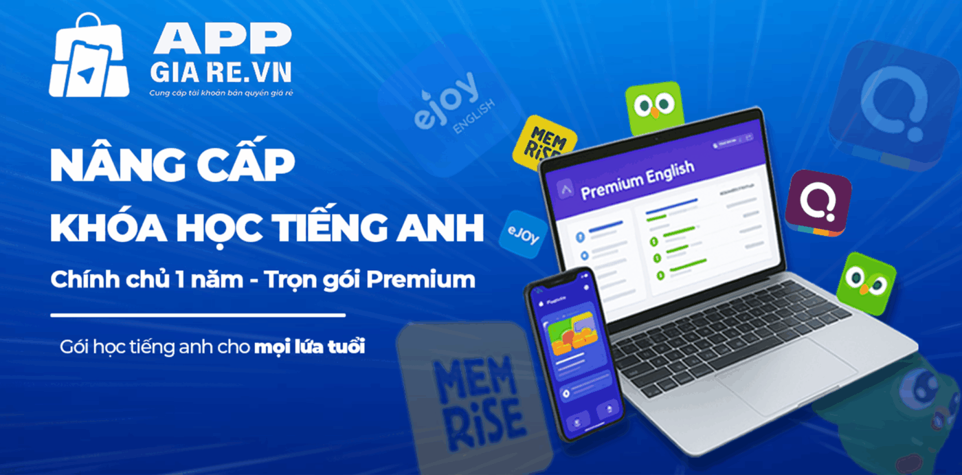 appgiare cung cap app english gia re