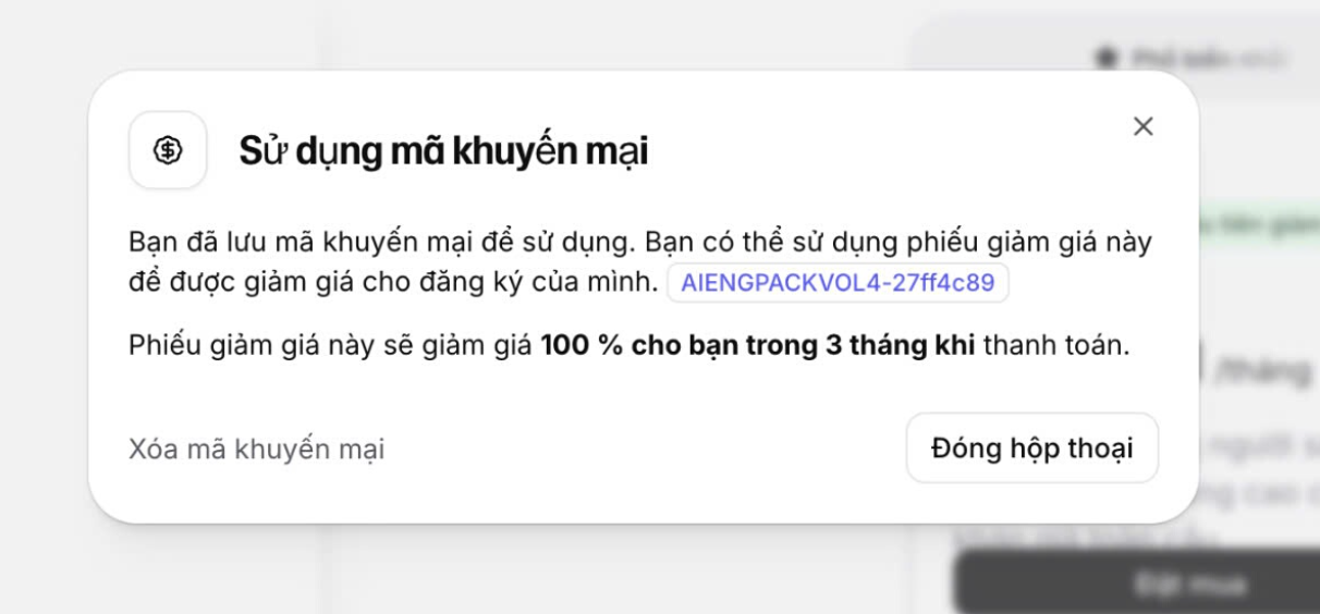Mã kích hoạt Gói Elevenlabs Creator tại APPGIARE.VN cung cấp