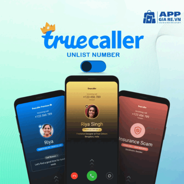 Nang cap Truecaller Premium chan cuoc goi rac 12 thang