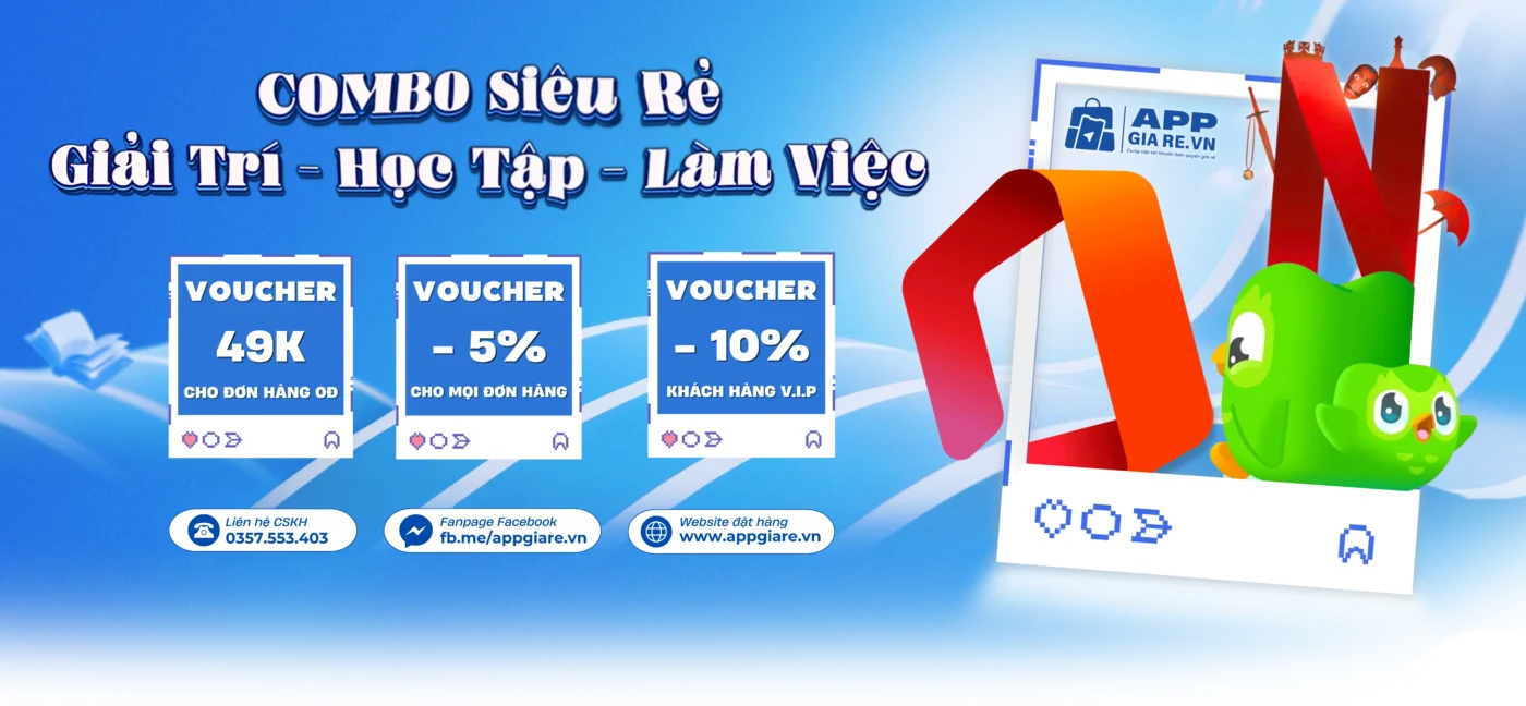 COMBO Giai Tri Hoc Tap Lam Viec