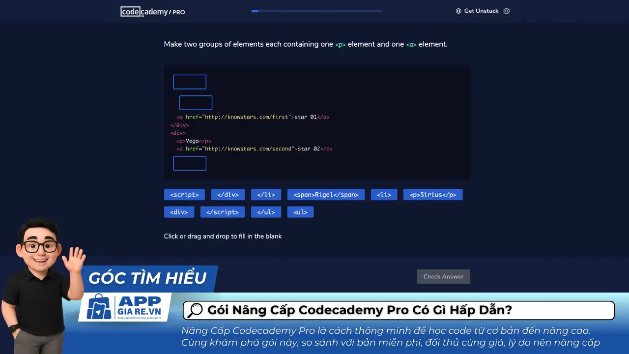 Nâng Cấp Codecademy Pro Có Gì?