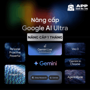 Nâng Cấp Tài Khoản Google AI Ultra 1 tháng