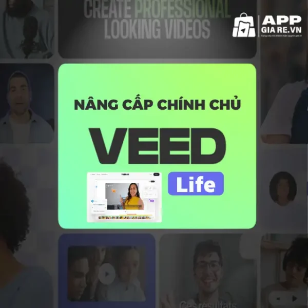 Nâng cấp tài khoản Veed Lite chính chủ