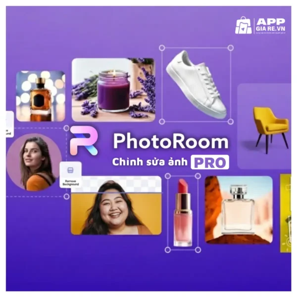 Tài khoản PhotoRoom Pro giá rẻ nâng cấp chính hãng