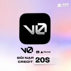 Nâng Cấp v0.app Vercel Premium Gói Nạp 20$ Credit