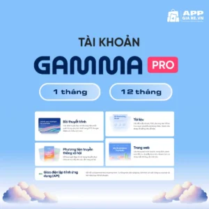 Nâng cấp Gamma Pro Tài Khoản AI Chính Chủ