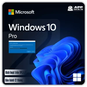 Mua Key Windows 10 PRO Bản Quyền Vĩnh Viễn Giá Rẻ