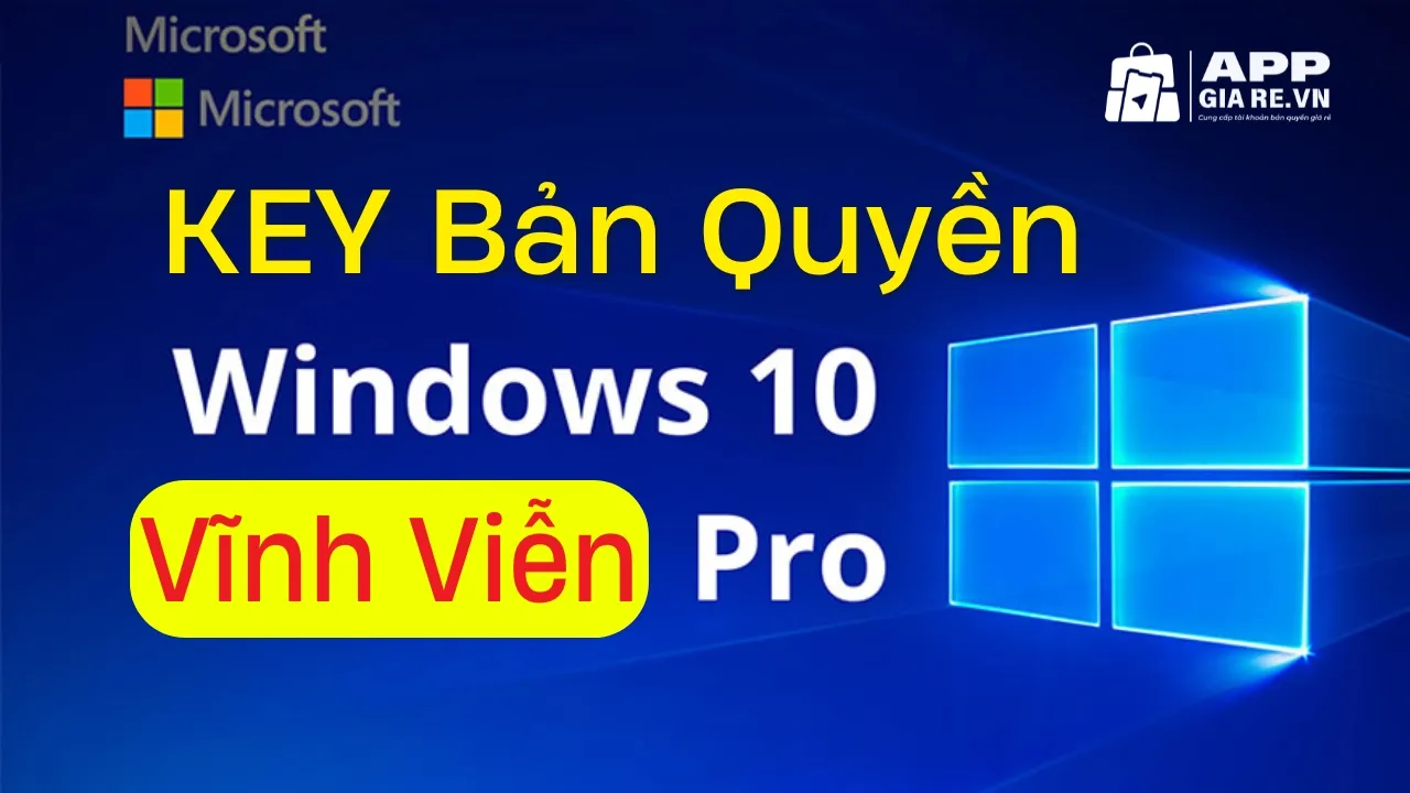 Mua Key Windows 10 PRO bản quyền Vĩnh viễn Giá Rẻ