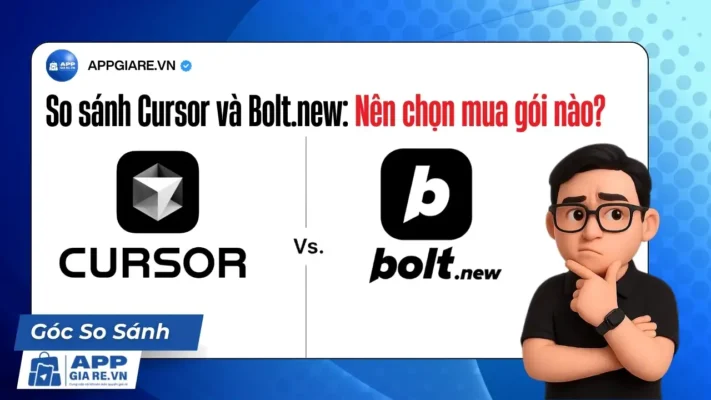 So sánh Cursor và Bolt: Nên chọn mua gói nào?