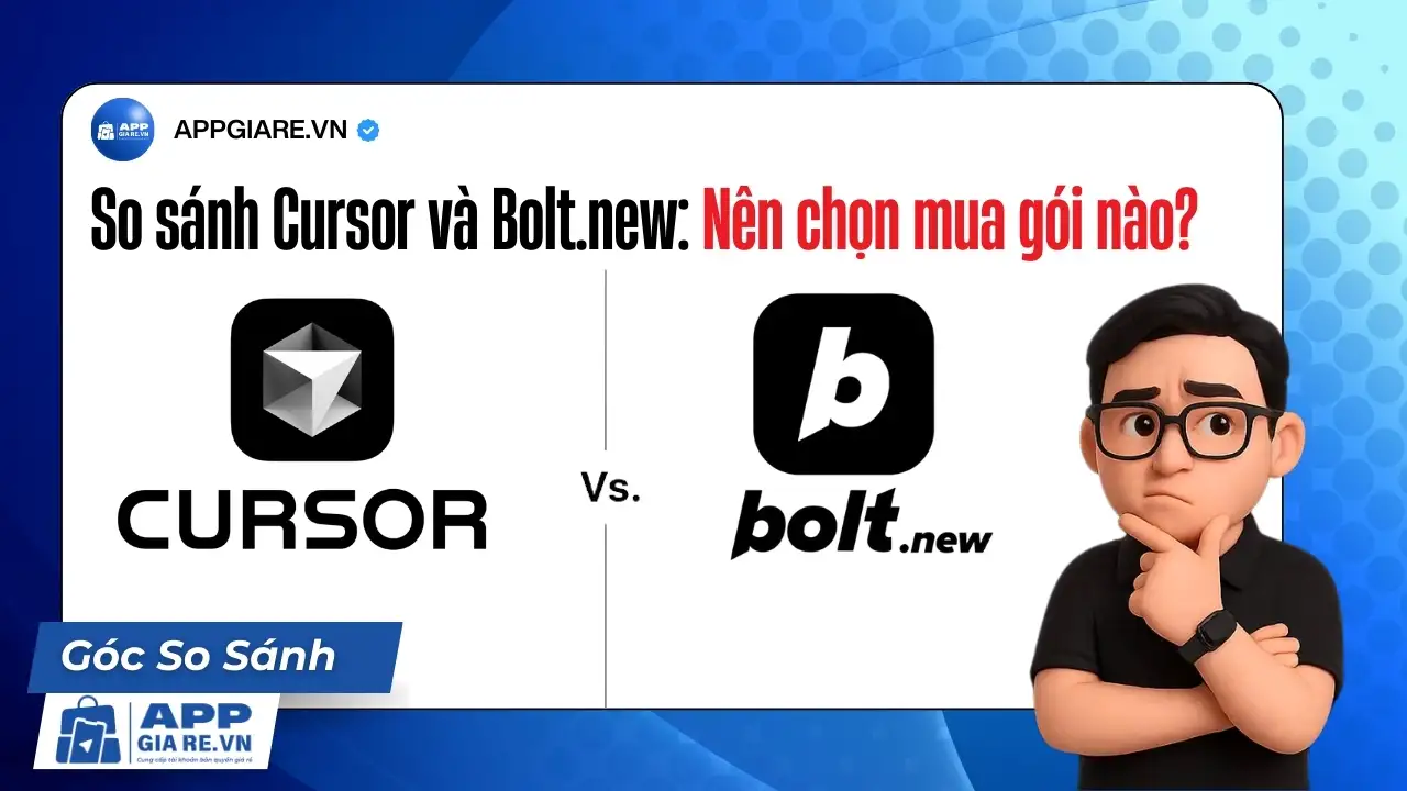 So sánh Cursor và Bolt: Nên chọn mua gói nào?