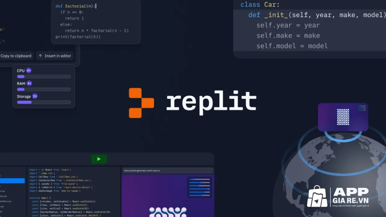 Nâng cấp Replit Core/Pro giúp Developer có một môi trường code online chuyên nghiệp